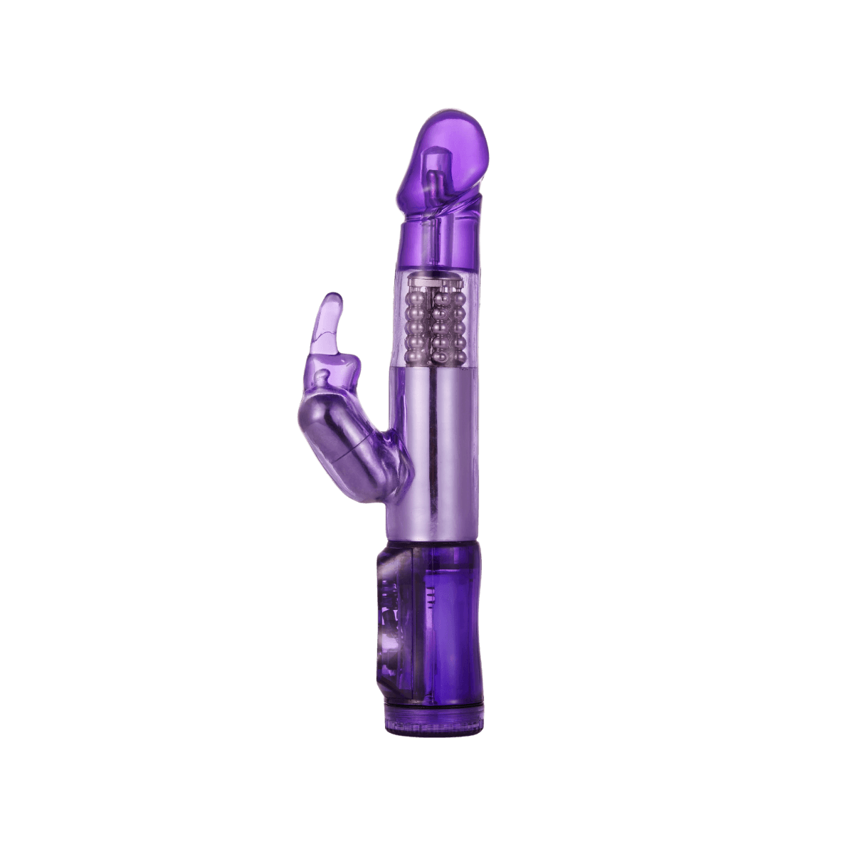 Rabbit Vibrator With 5 Rows Of Rotating Beads - Sexdoll.Sex