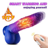 RATTLESNAKE 5 Vibrating 3 Thrusting Heating Function Fantastic Dildo - Sexdoll.Sex