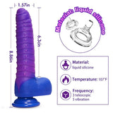 RATTLESNAKE 5 Vibrating 3 Thrusting Heating Function Fantastic Dildo - Sexdoll.Sex