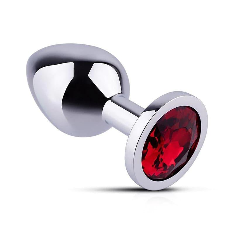 Red Gem Metal Butt Plug - Bestgspot