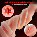 Ride Me Vibrating Pussy Male Masturbator - Realistic Vibrator Sleeve - Bestgspot