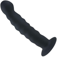 Rippled Silicone Probe - Suction Cup for Hands-Free Fun! - Sexdoll.Sex