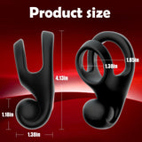 Ryder - Remote Control Dual Ring Vibrating Cock Ring for Couple Play - Bestgspot