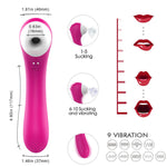 Savor Air Pressure Clitoral Stimulator - 10 Sucking Modes & 9 Vibration Patterns - Bestgspot