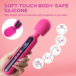 Savvy - Extra Powerful Wand Massager with LED Display Screen - Bestgspot