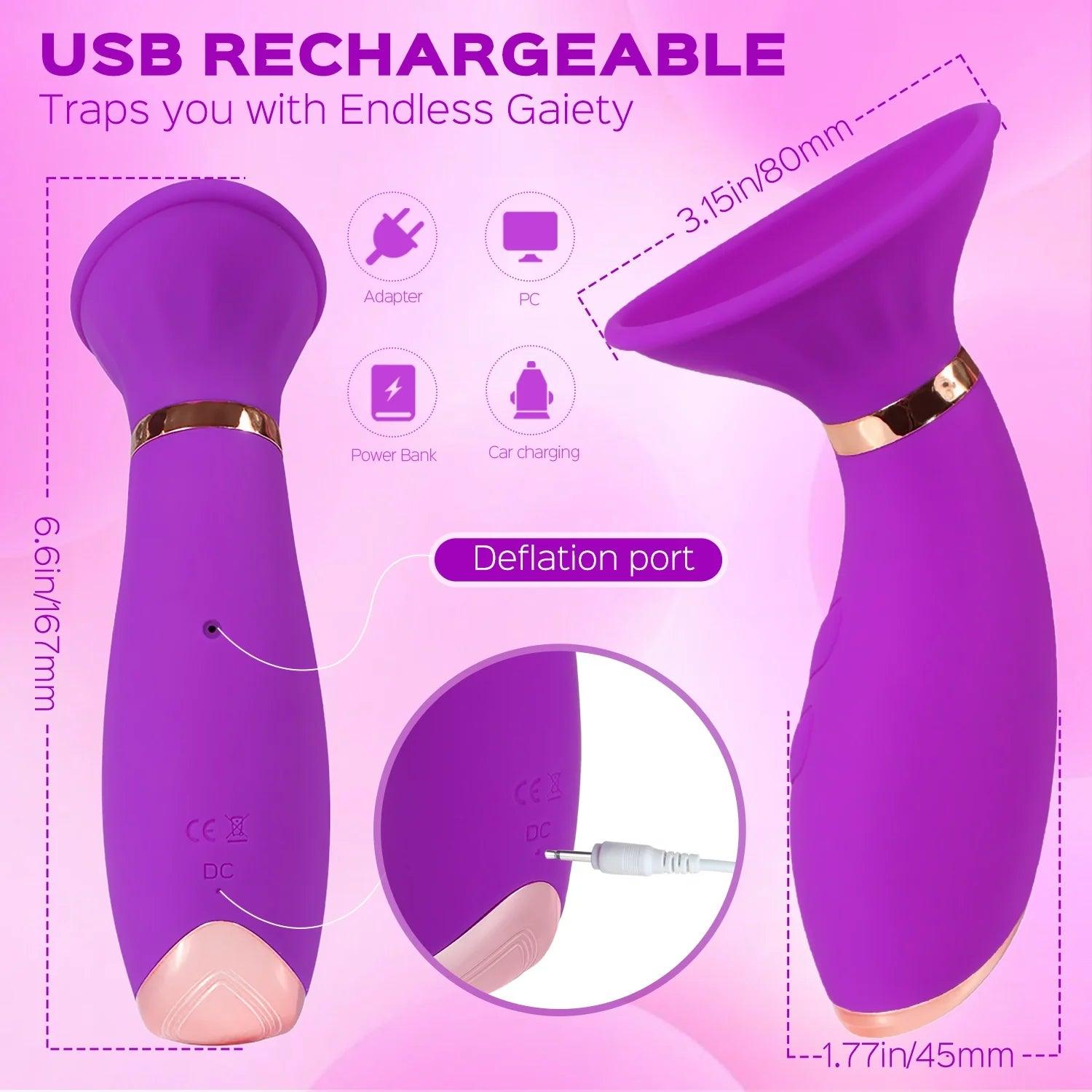 Seduction - Stimulation Suction Vibrator - Bestgspot