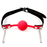 Silicone Ball Gag and Nipple Clamp Bondage System for Multiple Stimulation - Bestgspot