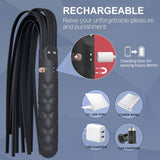 Slave Master - Vibrating Faux Leather Flogger  - Bestgspot