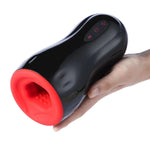 Sleek Vibrating Male Masturbator Cup - Lightweight & Warming Feature - Bestgspot