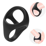 Snoots - Black Silicone Cock Balls Ring - Bestgspot