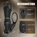 SPY 8 Thrusting & Vibrating Prostate Massager with 1.44 Inch Glans - Sexdoll.Sex