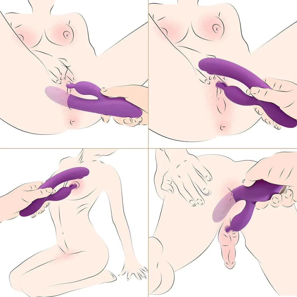 Sweetie Rabbit Vibrator - Clitoral Fireworks and G-Spot Stimulation - Bestgspot