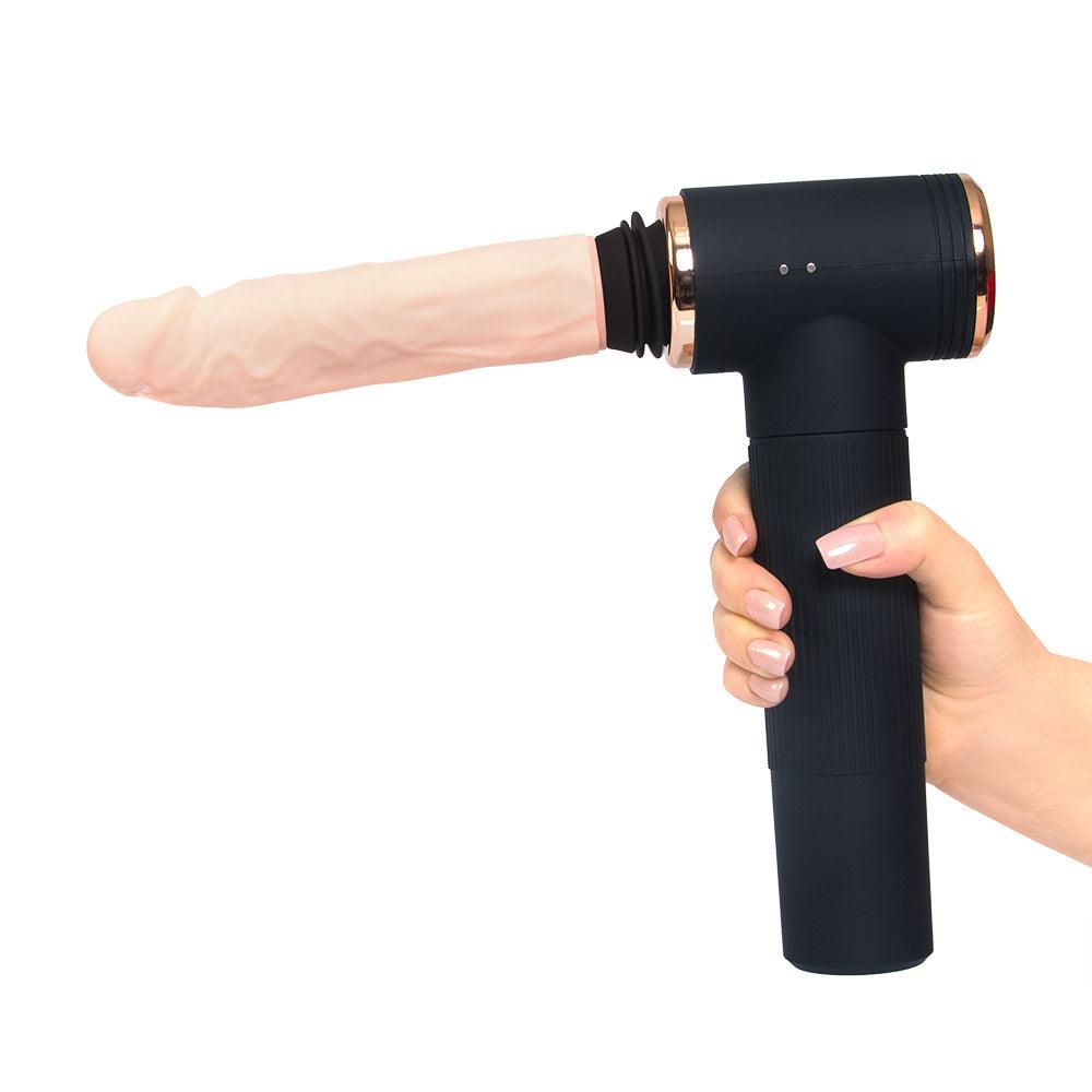 Thrusting Vibrating Heating Dildo - Realistic G-Spot Stimulator with Suction Cup - Sexdoll.Sex