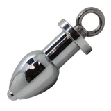 Thru Hole Enema Metal Butt Plug With Removable Core - Bestgspot