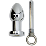 Thru Hole Enema Metal Butt Plug With Removable Core - Bestgspot