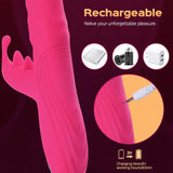 Thrusting Rabbit Vibrator with Rotation Beads - Tentacle Vibe for Dual Stimulation - Bestgspot