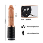 Venus 5.4-Inch 7 Vibrating 7 Telescoping Lifelike Silicone Realistic Dildo - Sexdoll.Sex