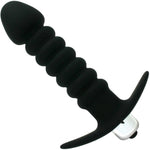 Vibrating Silicone Butt Plug - It's Rippled! - Bestgspot