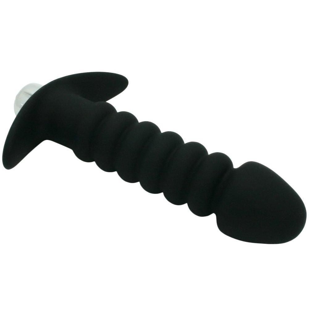 Vibrating Silicone Butt Plug - It's Rippled! - Bestgspot