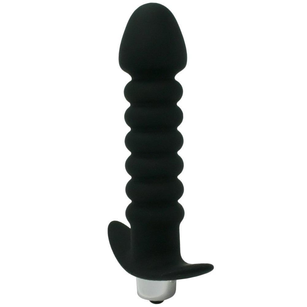 Vibrating Silicone Butt Plug - It's Rippled! - Bestgspot