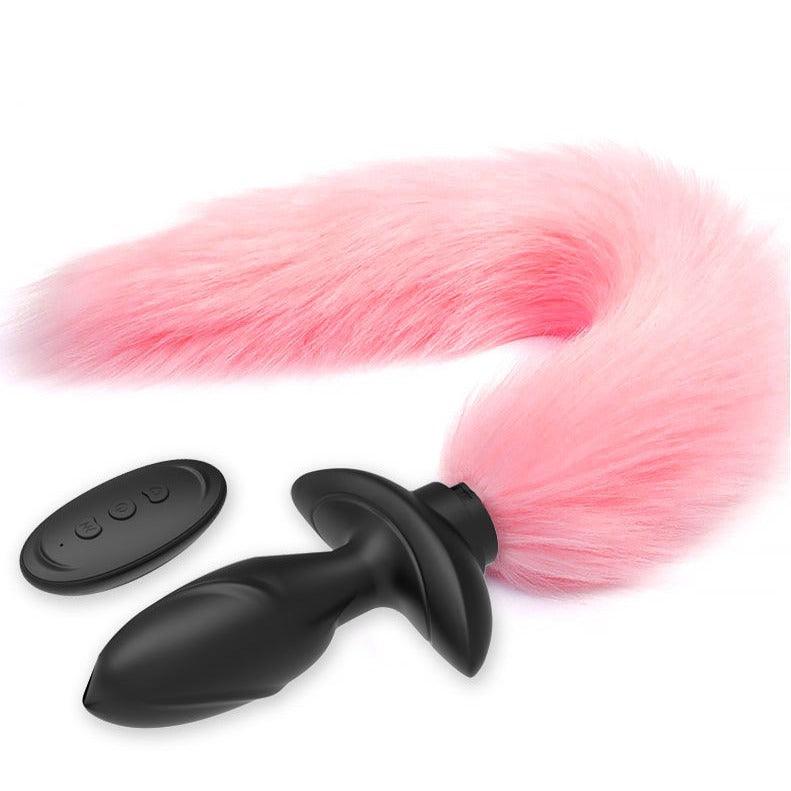 Vibrating Tail Butt Plug with Remote Control - Bestgspot