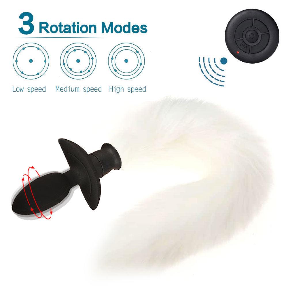 Vibrating Tail Butt Plug with Remote Control - Bestgspot