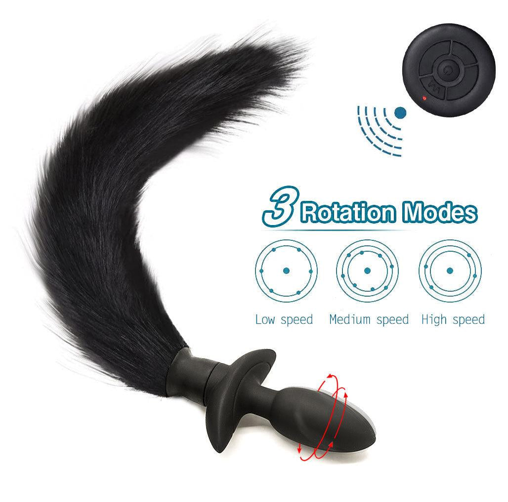 Vibrating Tail Butt Plug with Remote Control - Bestgspot