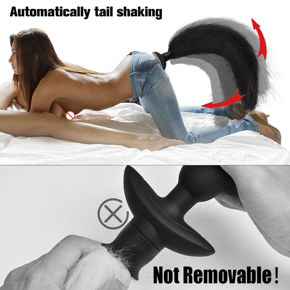 Vibrating Tail Butt Plug with Remote Control - Bestgspot