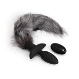 Vibrating Tail Butt Plug with Remote Control - Bestgspot