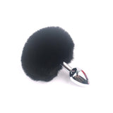 White Bunny Tail Butt Plug - Bestgspot